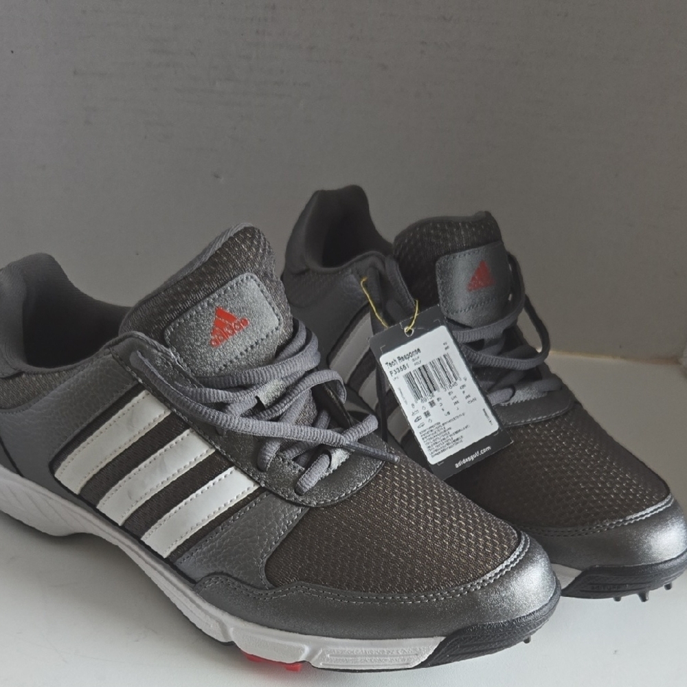 Adidas Gray and White Sneakers - Picture 4 of 6